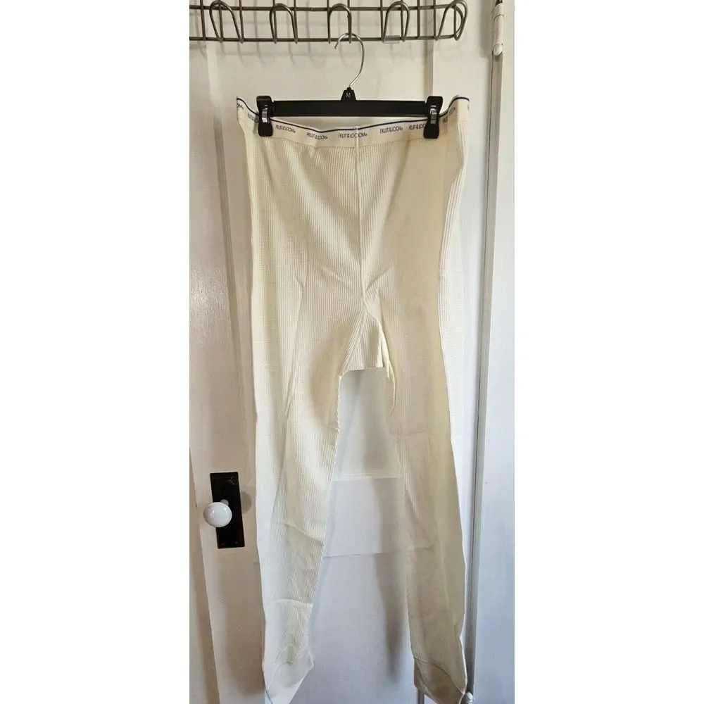 Vtg 1970 FRUIT &‎ LOOM men Sz 2XL THERMAL BOTTOM  cotton blend